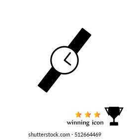Wristwatch vector icon