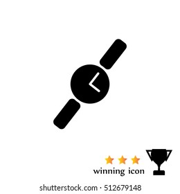 Wristwatch vector icon
