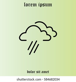 Wristwatch vector icon