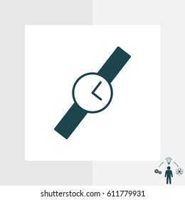Wristwatch vector icon
