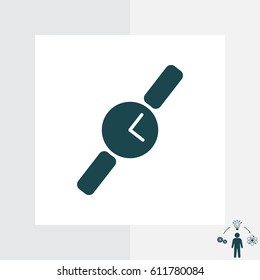 Wristwatch vector icon
