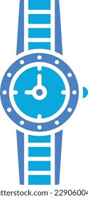 Wristwatch vector icon. Can be used for printing, mobile and web applications.