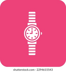 Wristwatch vector icon. Can be used for printing, mobile and web applications.