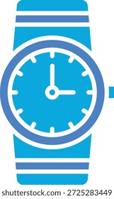 Icono de Vector de reloj de pulsera. Se puede utilizar para aplicaciones de impresión, móviles y de Web.