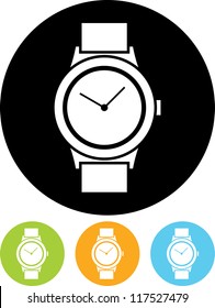 Wristwatch - Vector icon isolated