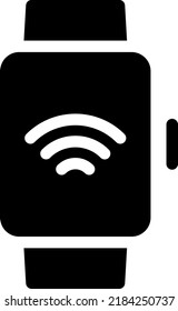 wristwatch Vector illustration on a transparent background. Premium quality symmbols. Glyphs vector icons for concept and graphic design.