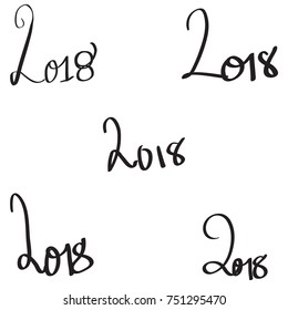 Write 2018 New Year's Day Celebration