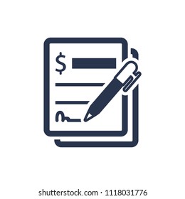 Write a billing icon