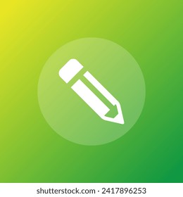 Escribir o editar icono de glifo, gráficos vectoriales de signos de lápiz, un pictograma aislado en un fondo blanco. Adecuado para diseño de páginas Web, aplicaciones móviles, UI, UX y GUI. 10.