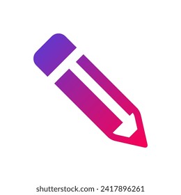 Escribir o editar icono de glifo, gráficos vectoriales de signos de lápiz, un pictograma aislado en un fondo blanco. Adecuado para diseño de páginas Web, aplicaciones móviles, UI, UX y GUI. 10.