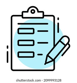 write feedback, Survey and Feedback, modern vector illustration 