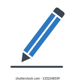 write glyph double color