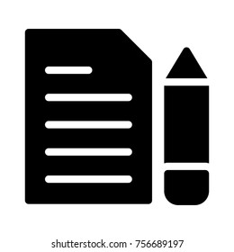  write glyph icon