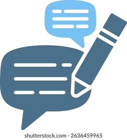 Write Glyph Two Colour Icon