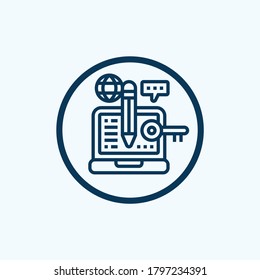 write icon isolated on white background from stay at home collection. write icon trendy and modern write symbol for logo, web, app