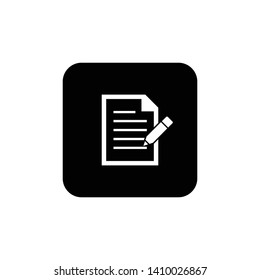 Write icon sign symbol, Edit document sign icon Vector