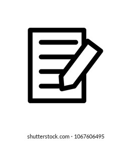 write icon vector