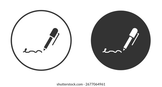 Schreiben Sie ein Vektorgrafik-Clipart in schwarzen Farben. geeignet für grafische Arbeiten
