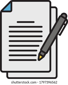 Write icon vector illustration design