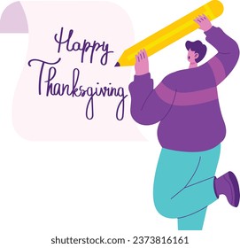 Write Invitation Happy Thanksgiving Day