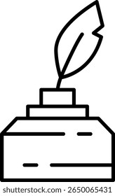 Write Line vector Icon Design