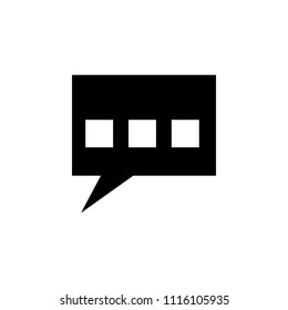 Write a message , chat icon , sign design