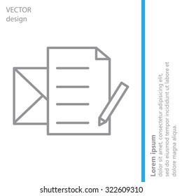 write a message icon