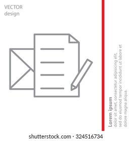 write a message icon