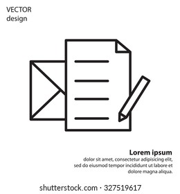 write a message icon