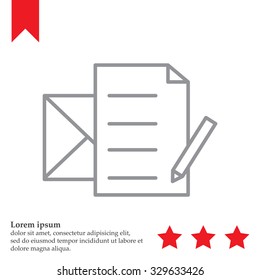 write a message icon