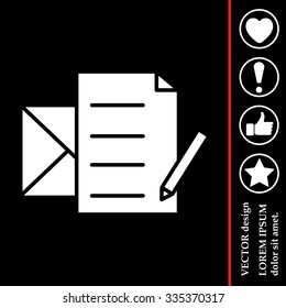 write a message icon