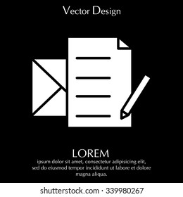 write a message icon