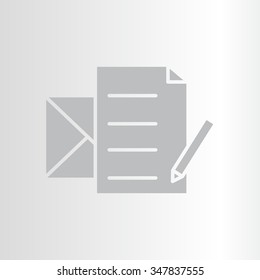 write a message icon