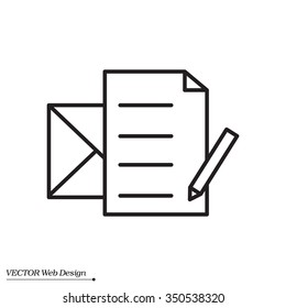 write a message icon