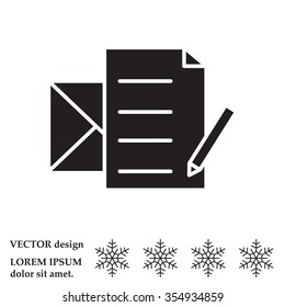 write a message icon