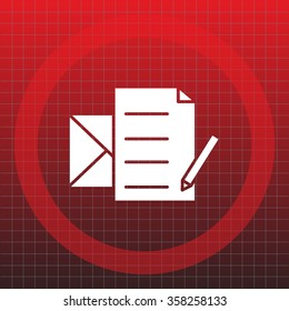 write a message icon