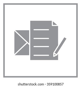 write a message icon