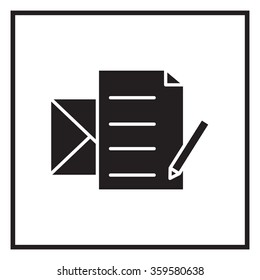 write a message icon