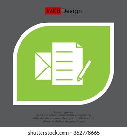 write a message icon