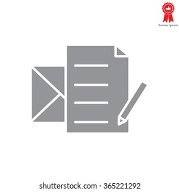 write a message icon