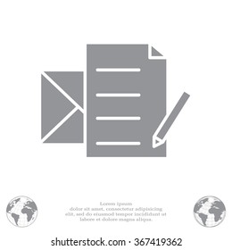 write a message icon