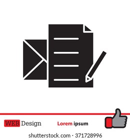 write a message icon