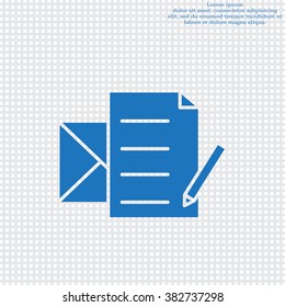 write a message icon