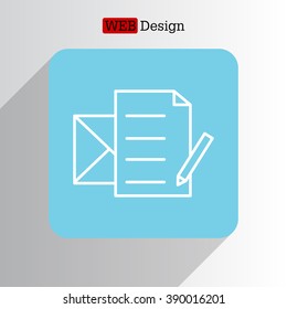 write a message icon