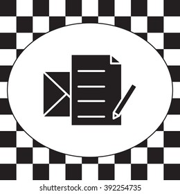 write a message icon