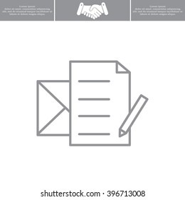 write a message icon