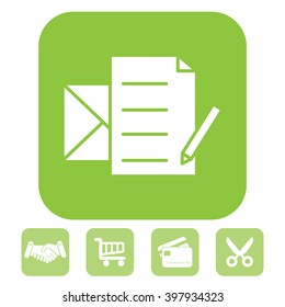 write a message icon