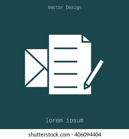 write a message icon