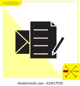 write a message icon
