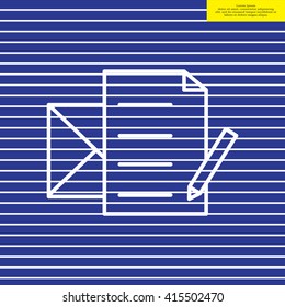 write a message icon